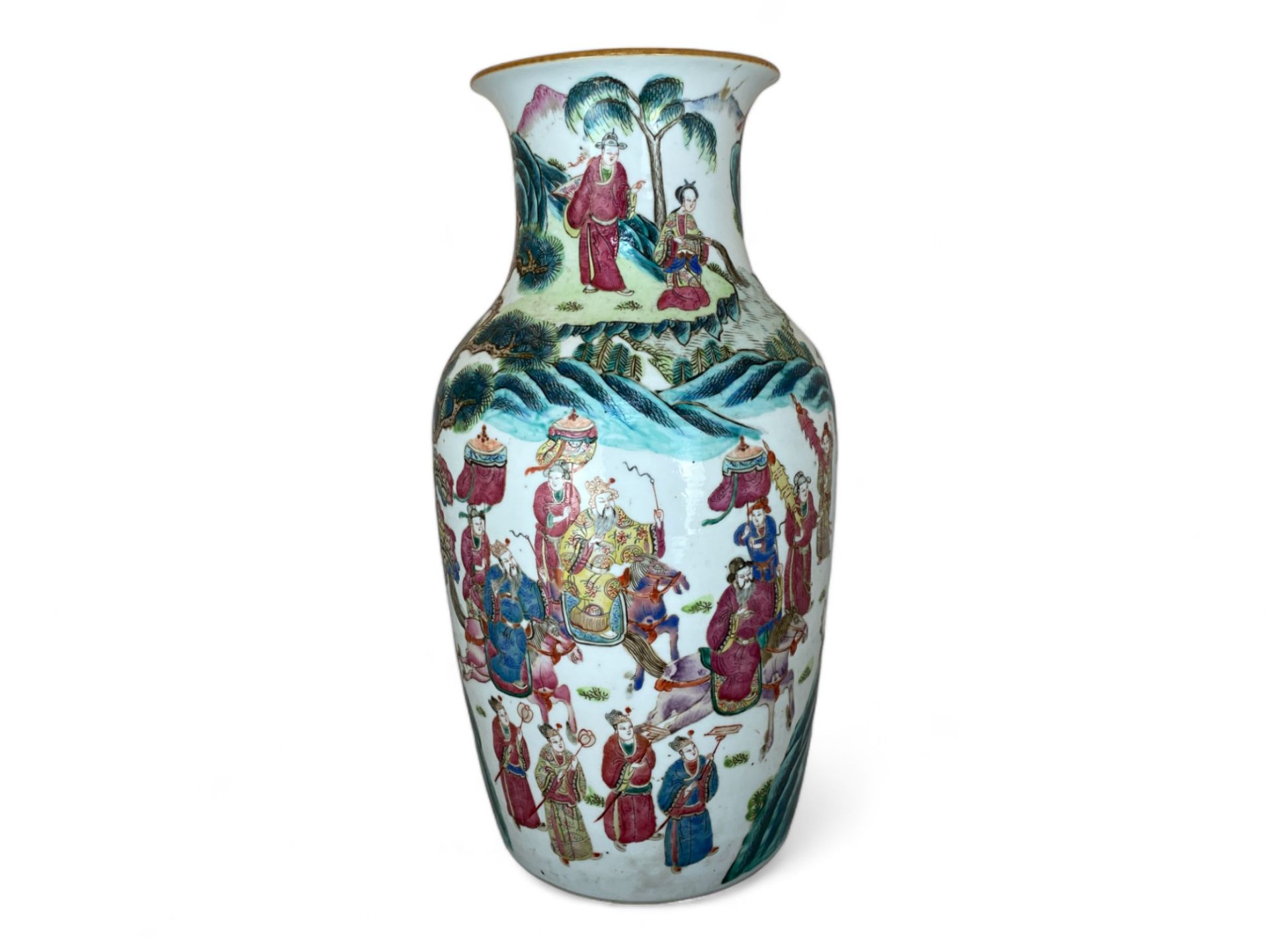 A 19th century Chinese famille rose vase - Image 3 of 6