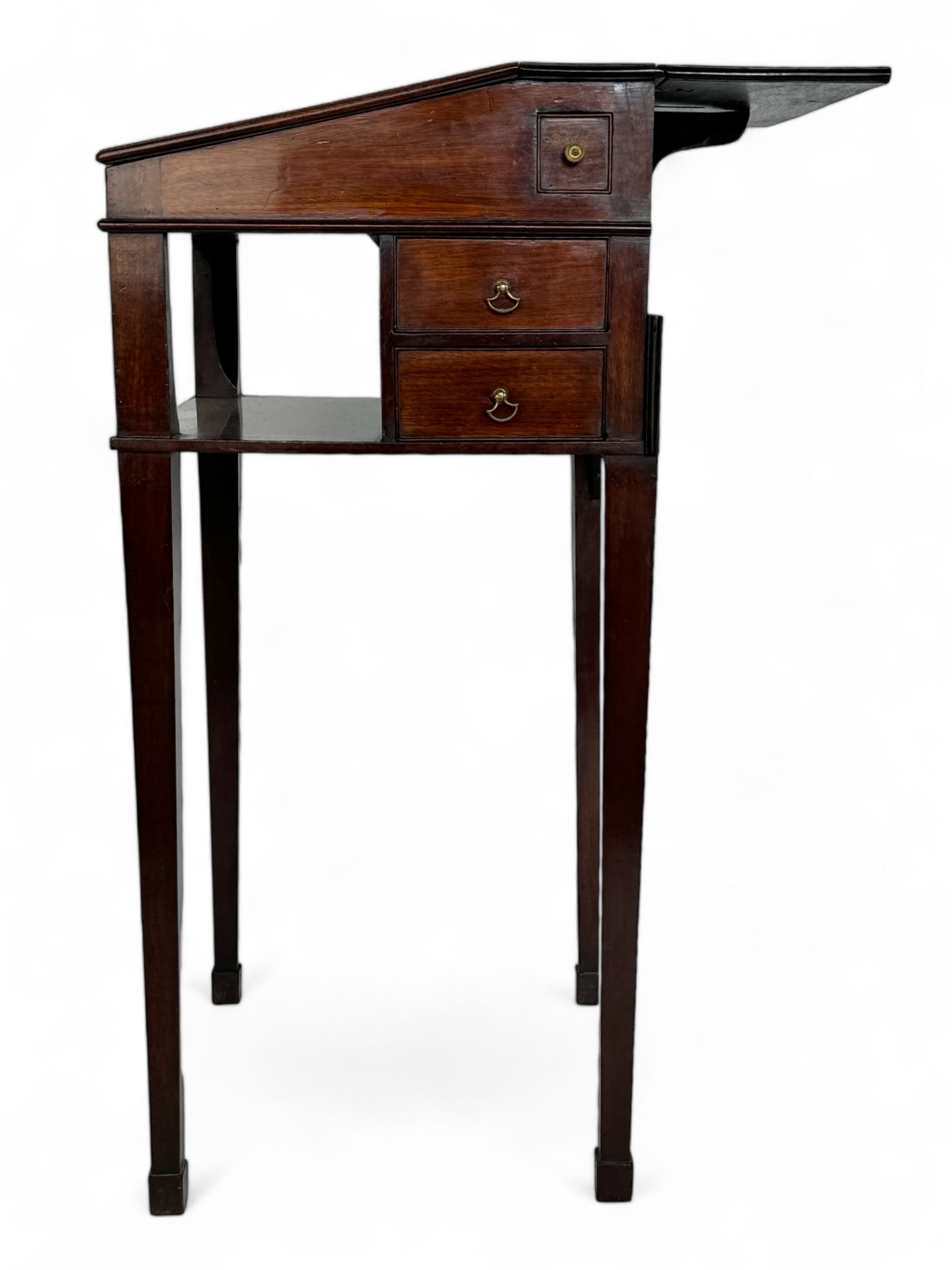 A George III mahogany scholar's table - Image 5 of 6