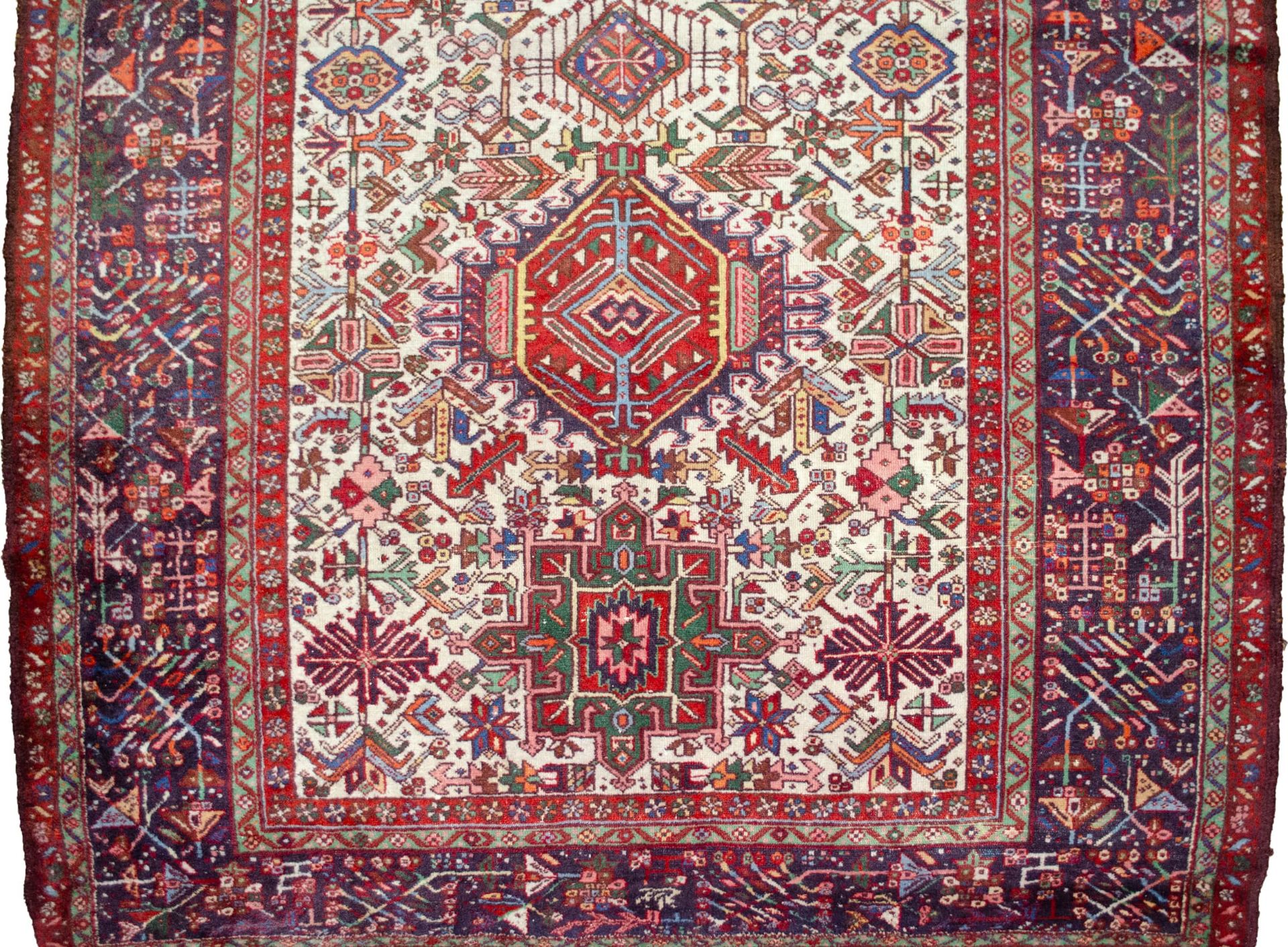 A vintage Karaja rug, circa 1940 - Image 5 of 5
