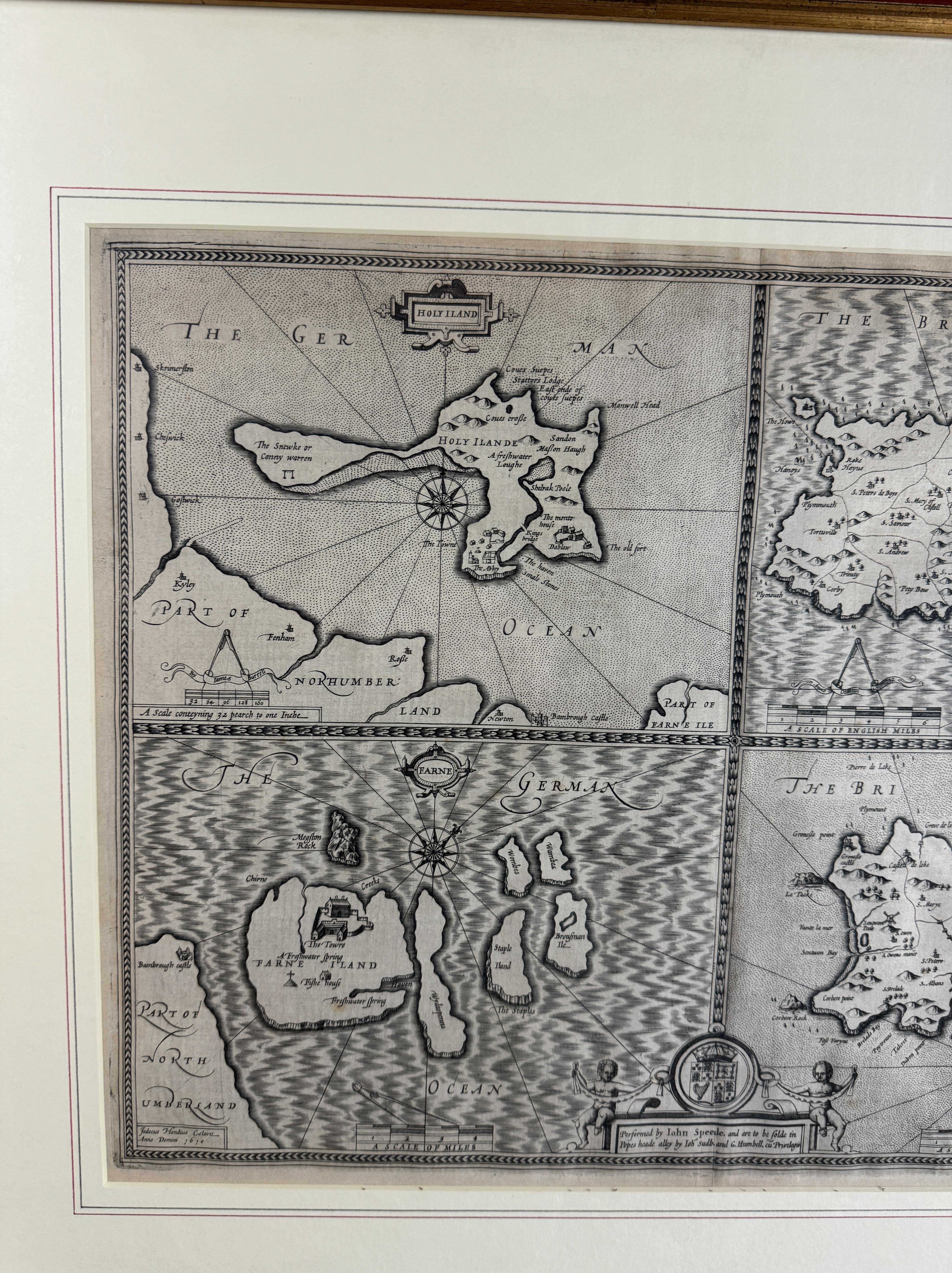 Two framed antique maps of the Channel Islands - Image 8 of 10