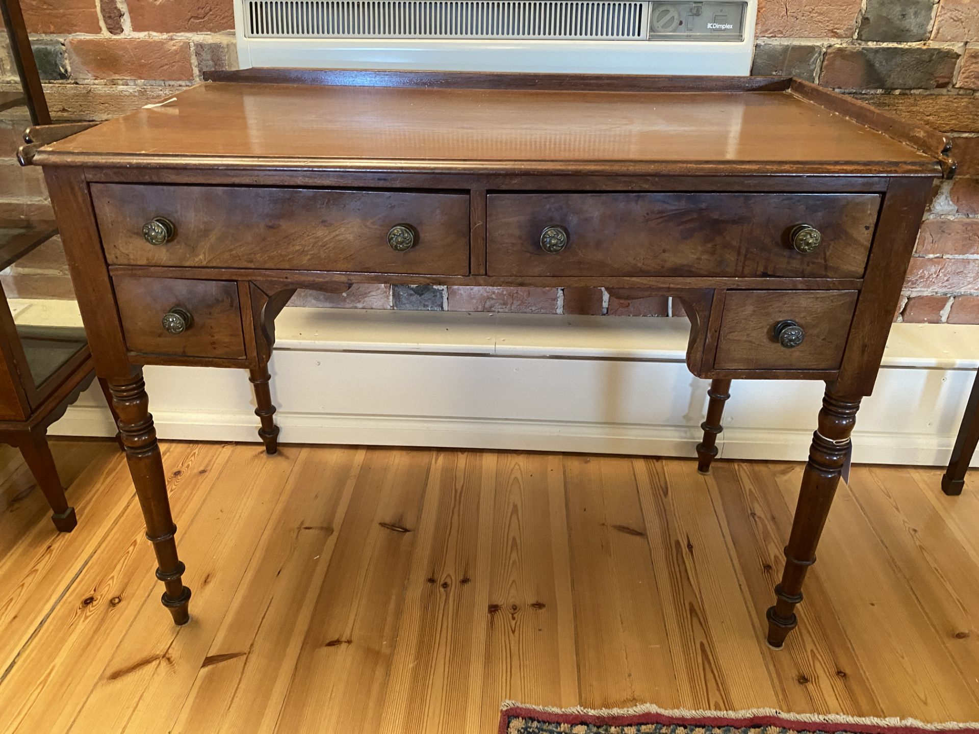 A Regency mahogany dressing table - Image 9 of 13