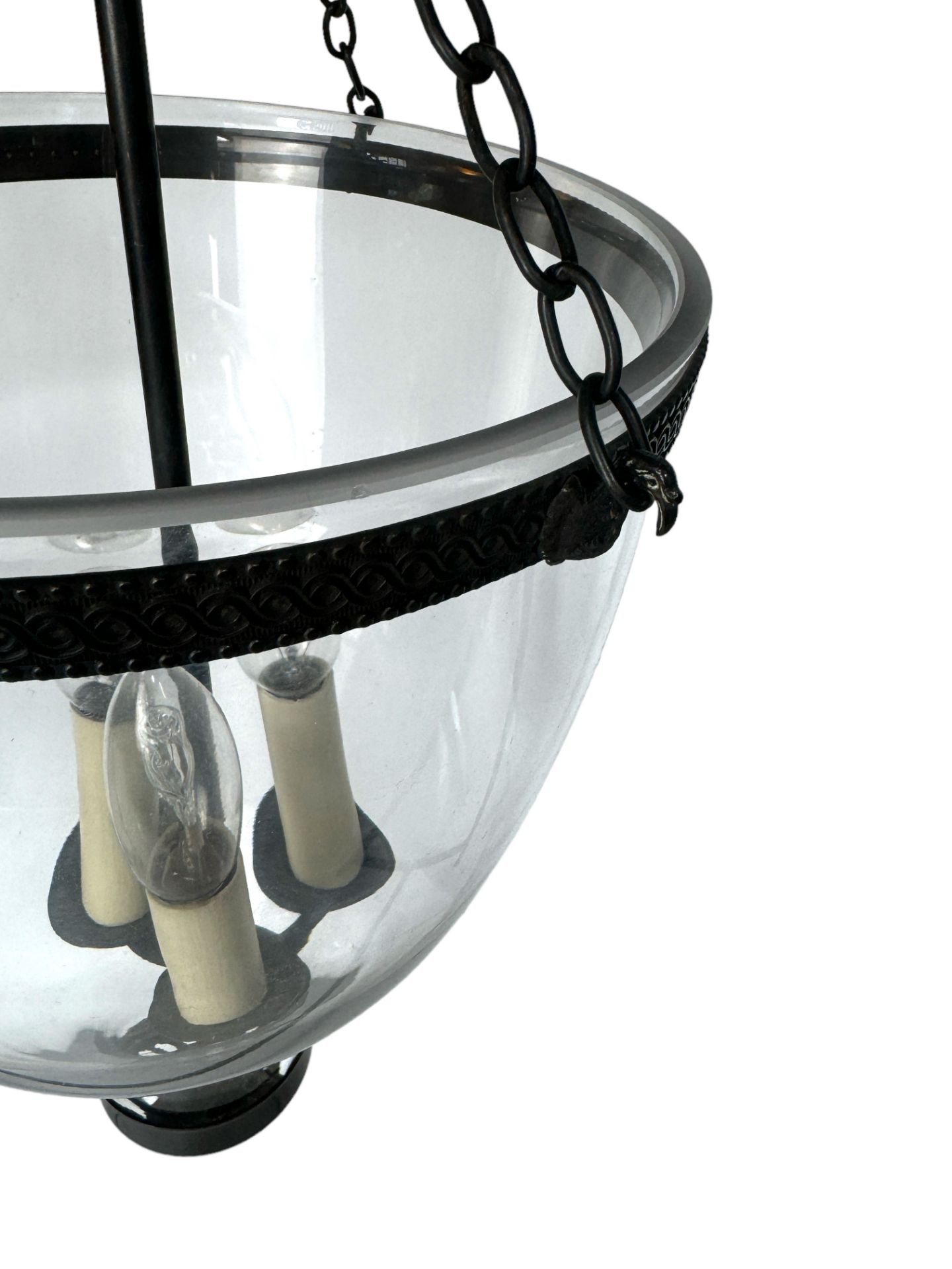 A Regency style Vaughan 'Glass Globe' hall lantern - Image 4 of 5