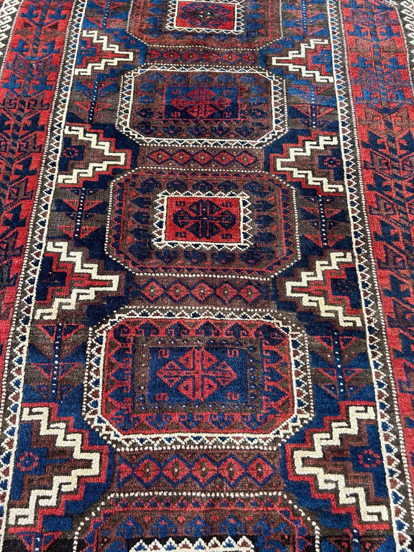 A Belouch rug, Perisan/Afghan borders, circa 1890 - Image 3 of 5