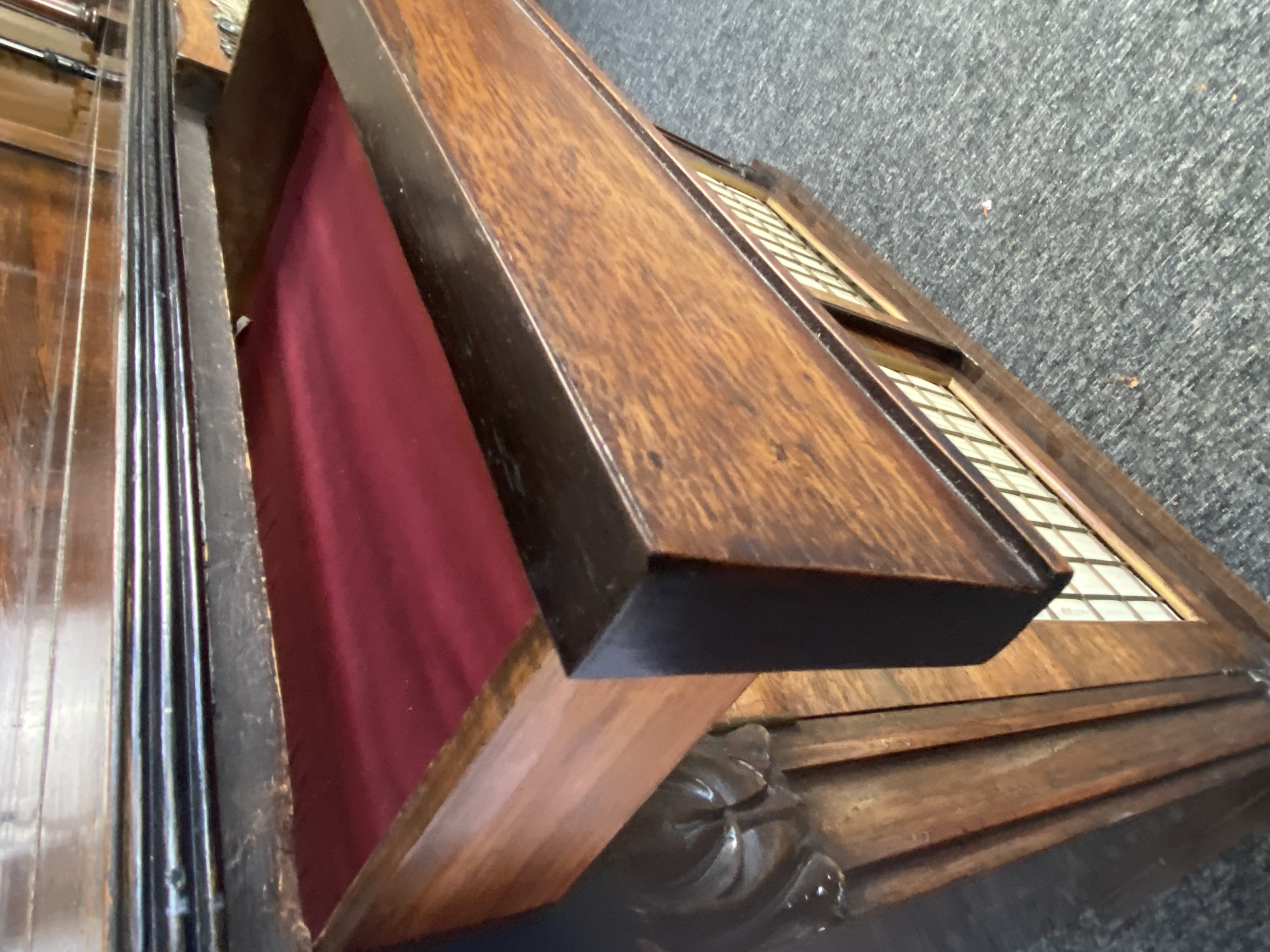 A Regency rosewood and gilt bronze mounted chiffonier side cabinet - Image 4 of 5