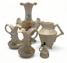 A group of Belleek porcelain