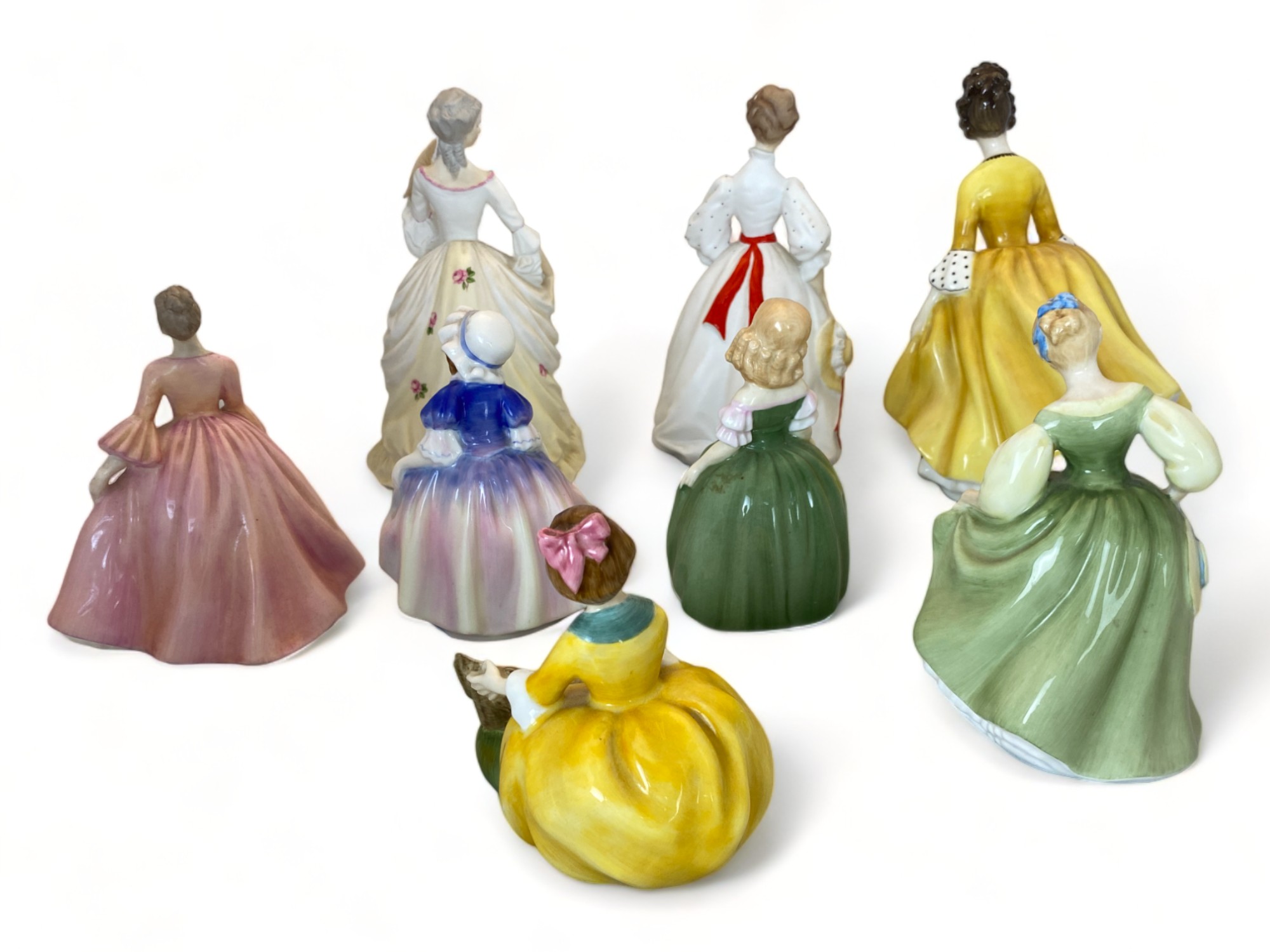 A collection of porcelain ladies by Royal Doulton, Coalport and Royal Worcester - Image 2 of 22