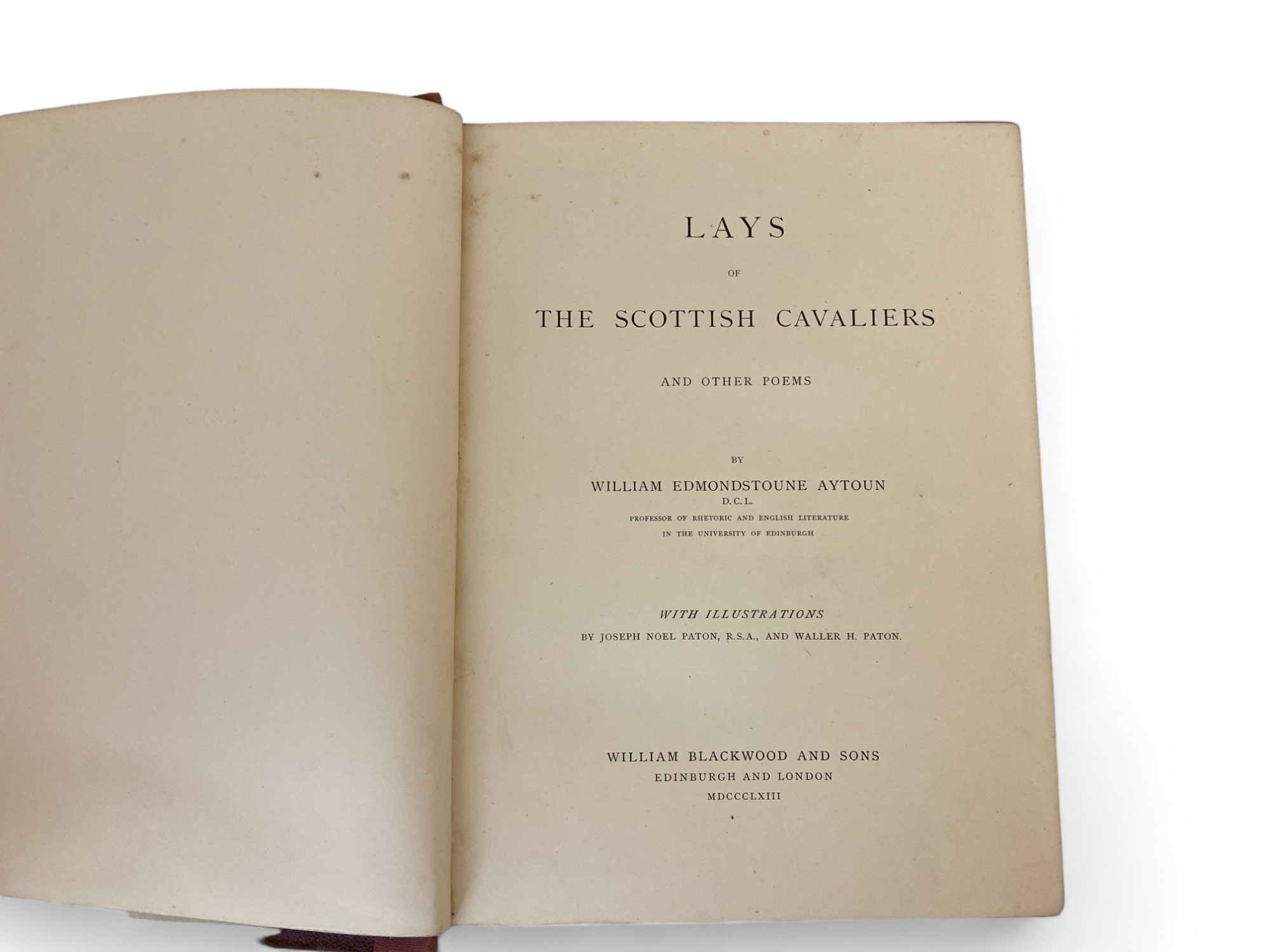 W.Edmondstoune Aytoun, D.C.L., 'Lays of the Scottish Cavaliers and Other Poems', illustrated by J. N - Image 4 of 5