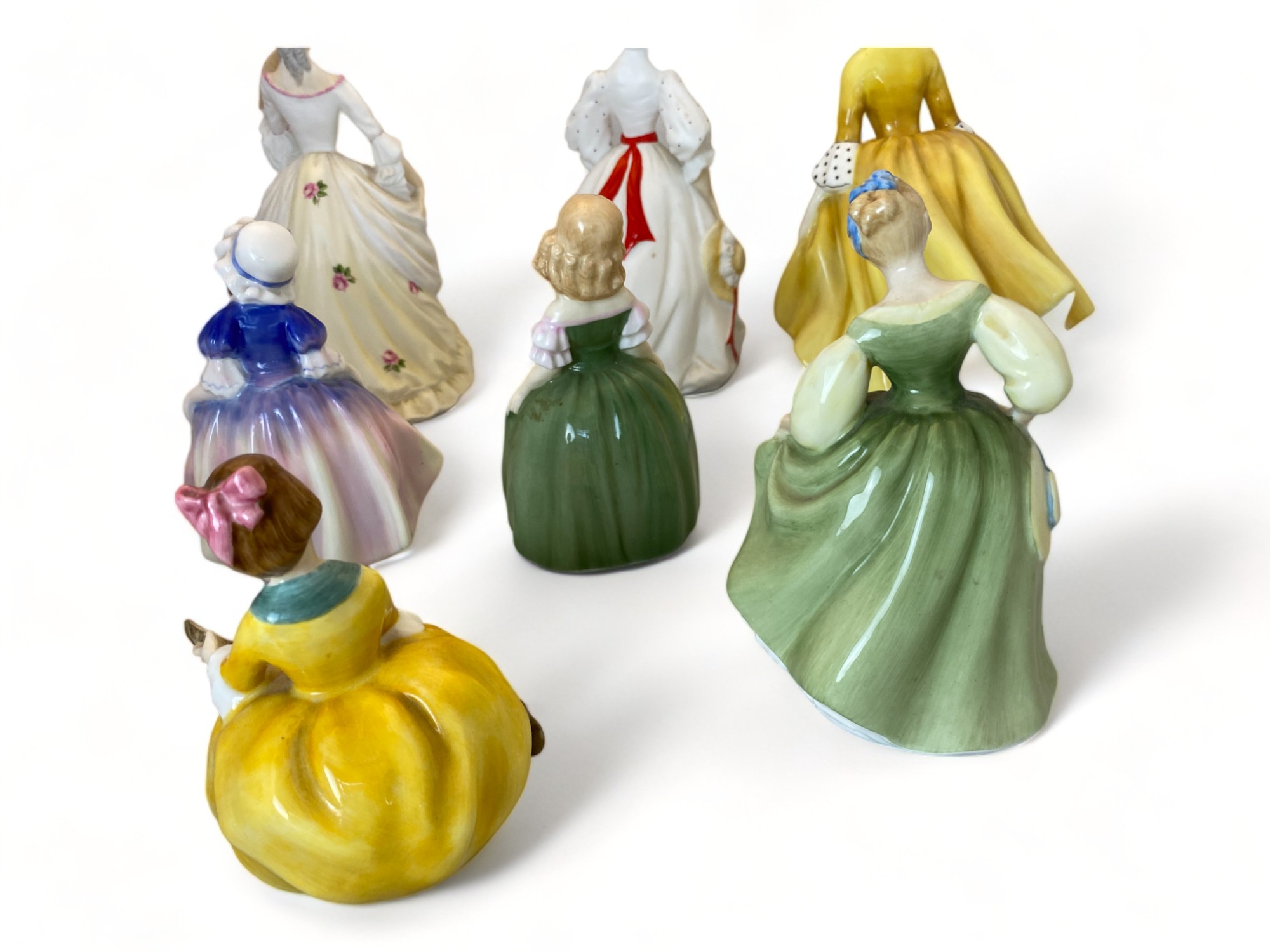 A collection of porcelain ladies by Royal Doulton, Coalport and Royal Worcester - Image 3 of 22