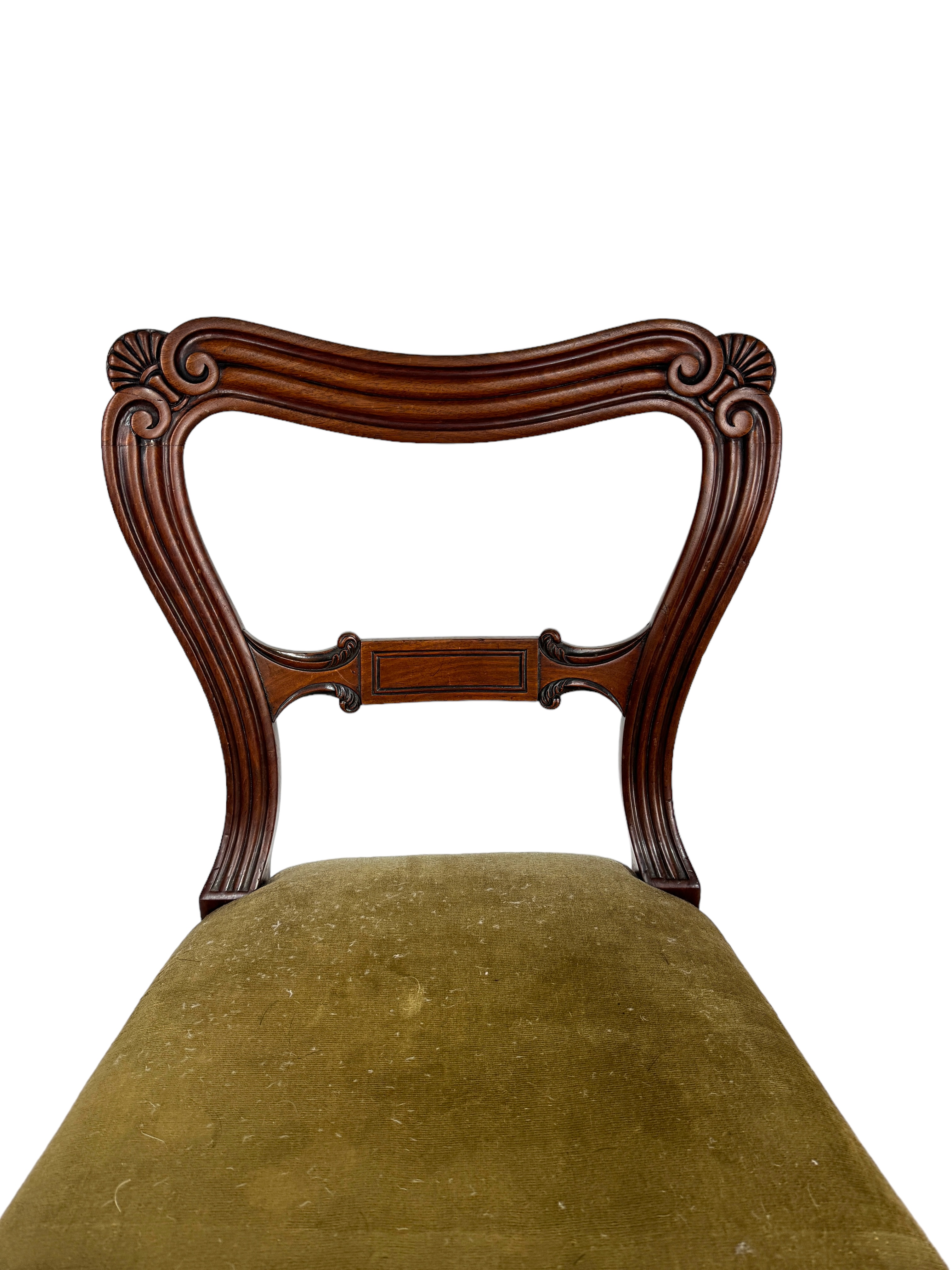 A George IV mahogany dining chair attributed to Gillows - Image 5 of 6