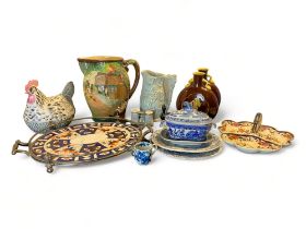 A group of mainly 19th century English pottery