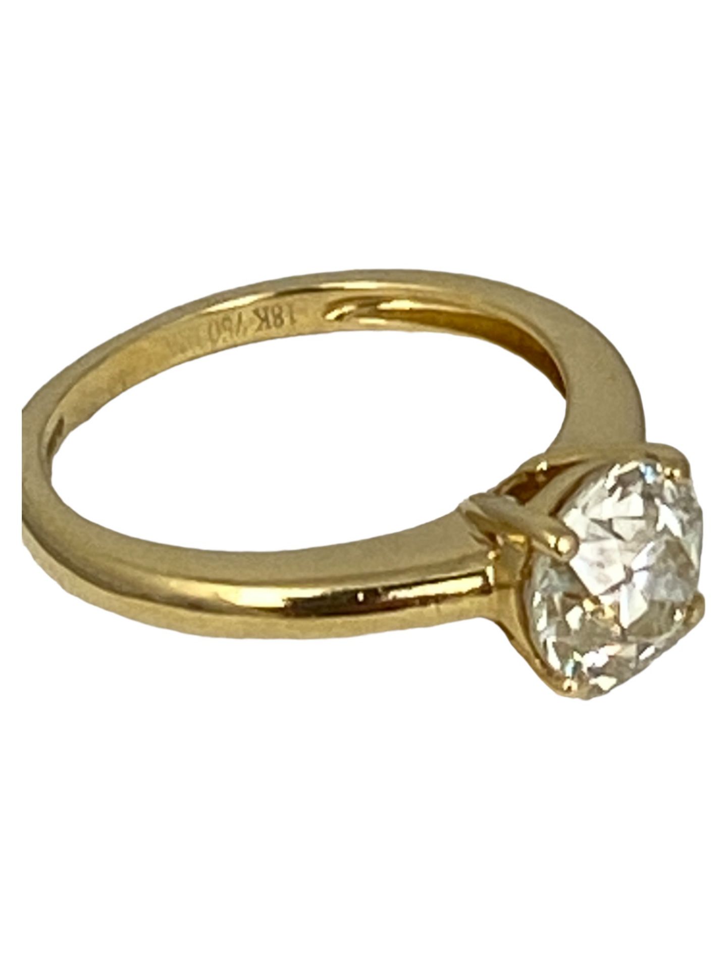 A single stone old European cut diamond engagement ring - Image 3 of 7