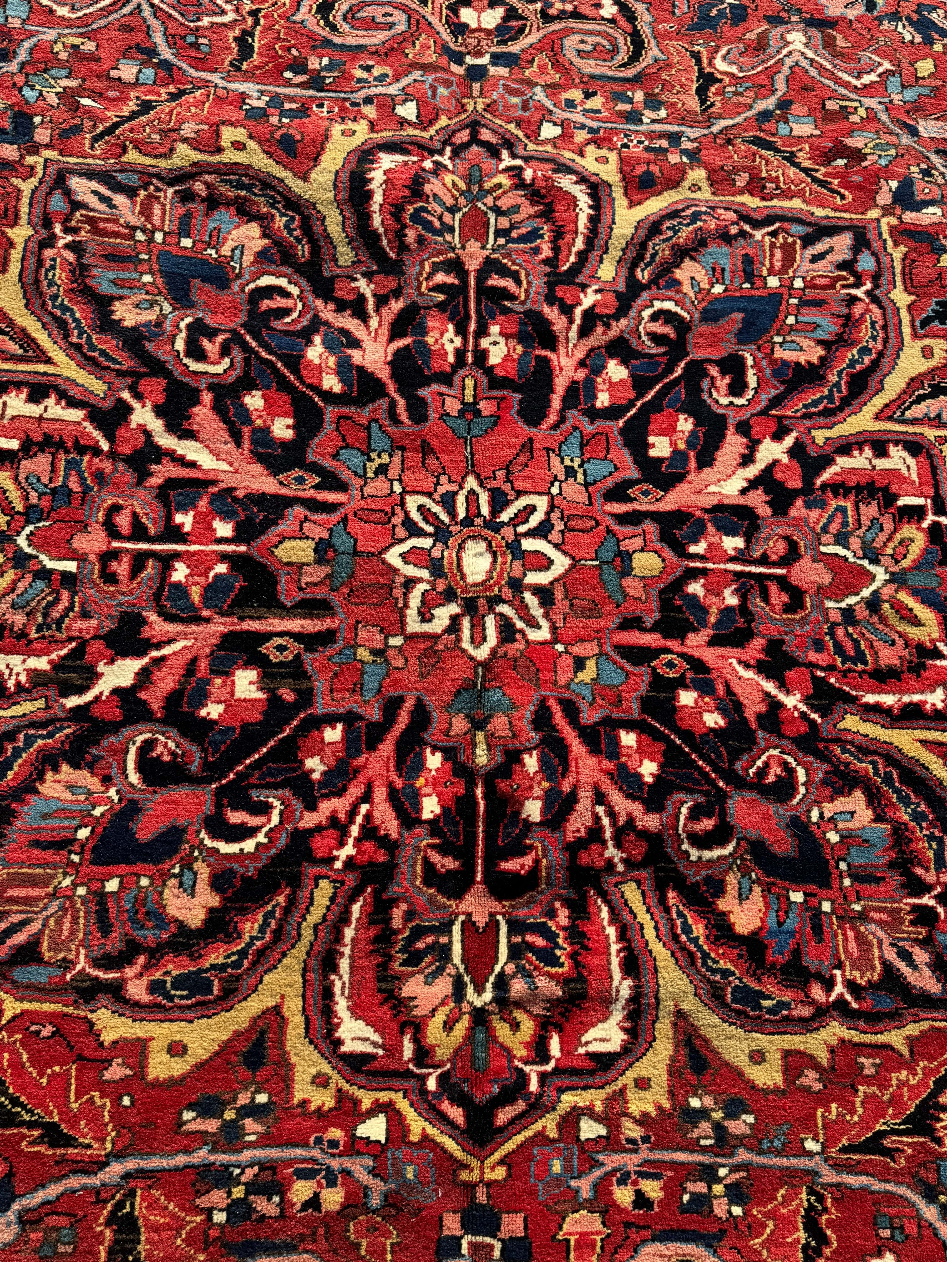 A Heriz carpet, Persia - Image 4 of 6