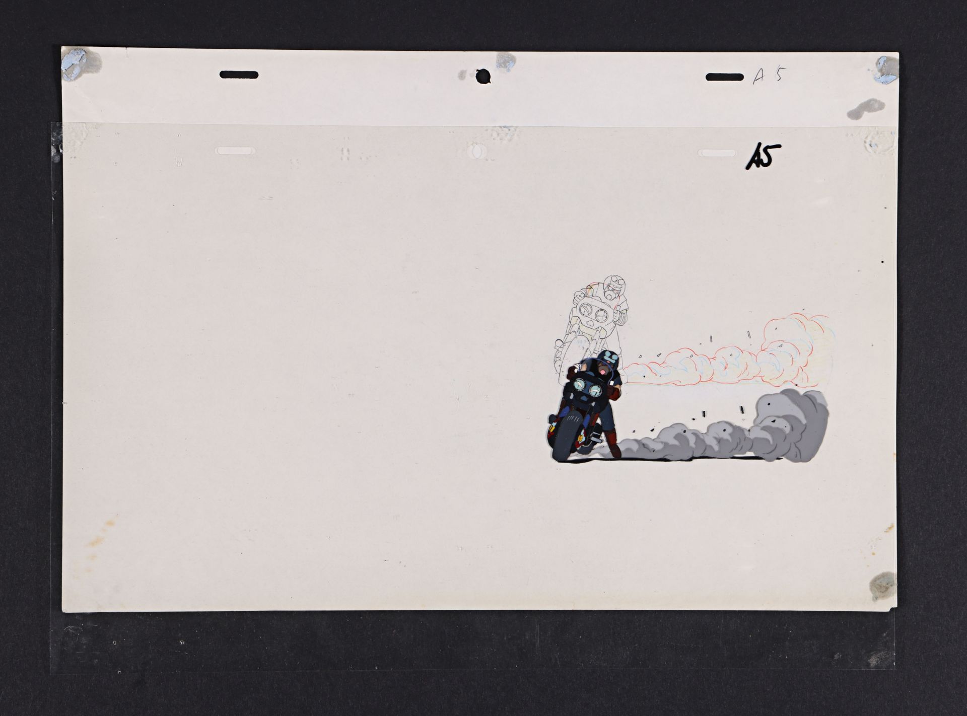 AKIRA (1988) - Five Original Hand-Painted Animation Cels with Drawings, 1988 - Image 4 of 5