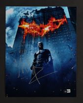 THE DARK KNIGHT (2008) - Christian Bale Autographed Photo