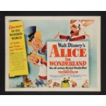 ALICE IN WONDERLAND (1951) - US Half-Sheet - Style A, 1951