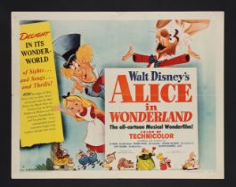 ALICE IN WONDERLAND (1951) - US Half-Sheet - Style A, 1951