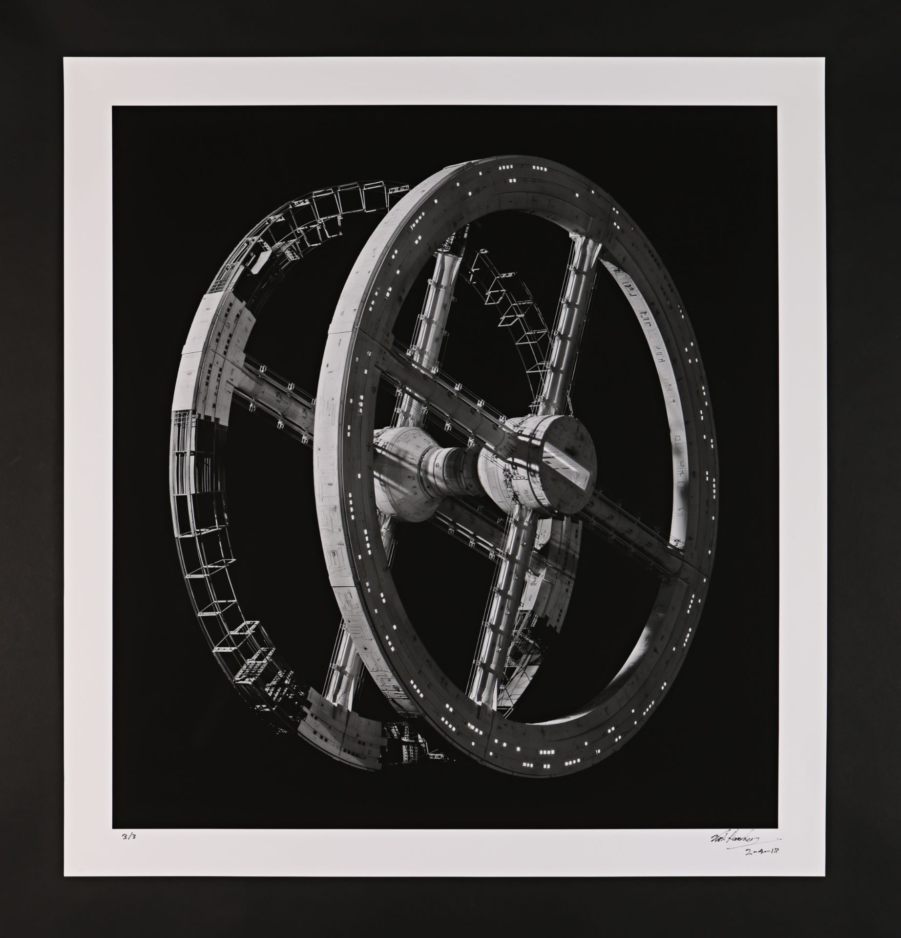 2001: A SPACE ODYSSEY (1968) - Signed and Hand-Numbered Limited Edition Print of Space Station Light