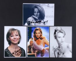 AUTOGRAPHED STILLS - Jane Fonda, Kathleen Turner, Jenny Agutter and Charlotte Rampling Autographed S