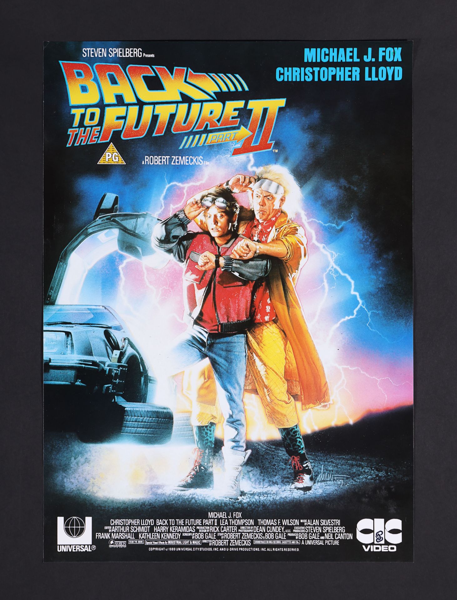 BACK TO THE FUTURE TRILOGY (1985-1990) - Three UK Video Posters, 1986 - 1991 - Image 2 of 3