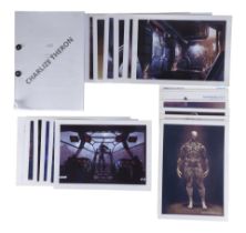 PROMETHEUS (2012) - Charlize Theron's Bound Production Script with Printed Concept Artworks