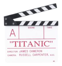 TITANIC (1997) - "A" Camera Clapperboard