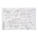 BACK TO THE FUTURE PART III (1990) - Printed Flux Capacitor Schematic