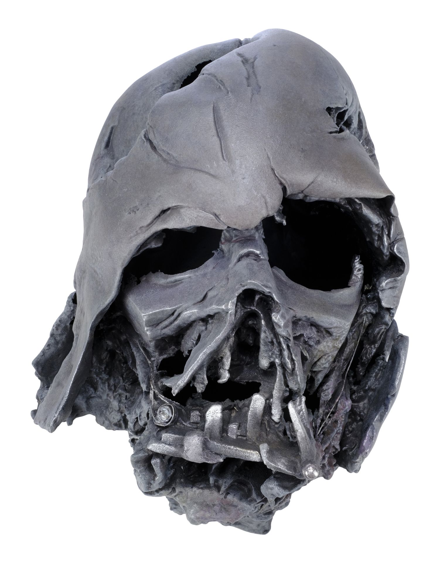 STAR WARS: THE FORCE AWAKENS (2015) - Propshop Melted Darth Vader Helmet Replica