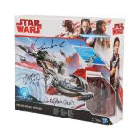 STAR WARS: THE FORCE AWAKENS (2015) - Cast-Autographed Force Link Resistance Ski Speeder Toy Vehicle