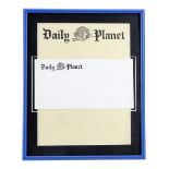SUPERMAN (1978) - Framed Daily Planet Stationery