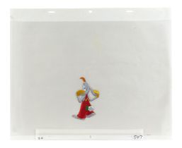 WHO FRAMED ROGER RABBIT (1988) - Series of Hand-Painted Roger Rabbit Screen-Test Animation Cels