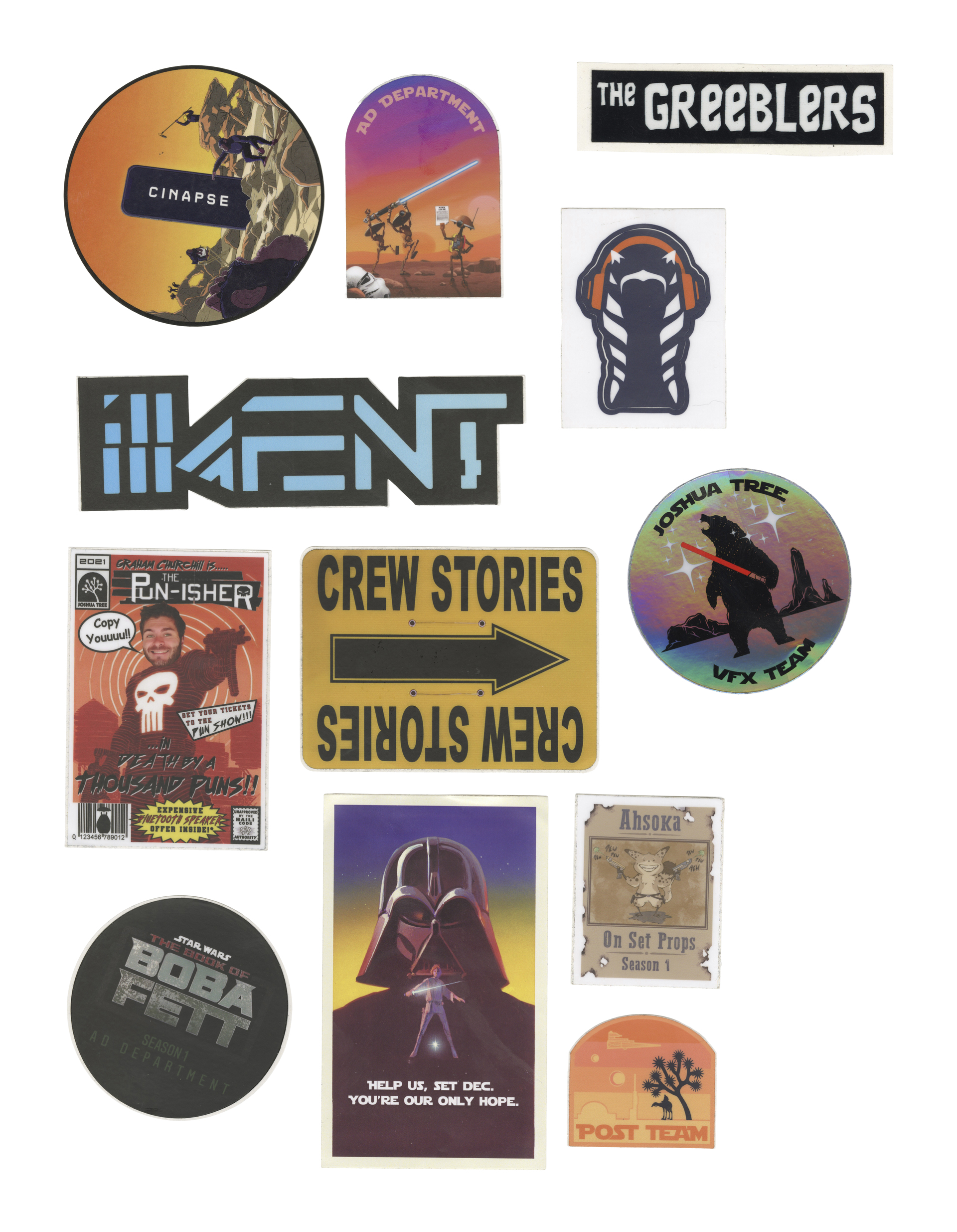 LUCASFILM - Set of Production Stickers and Branded Stationery - Image 10 of 14