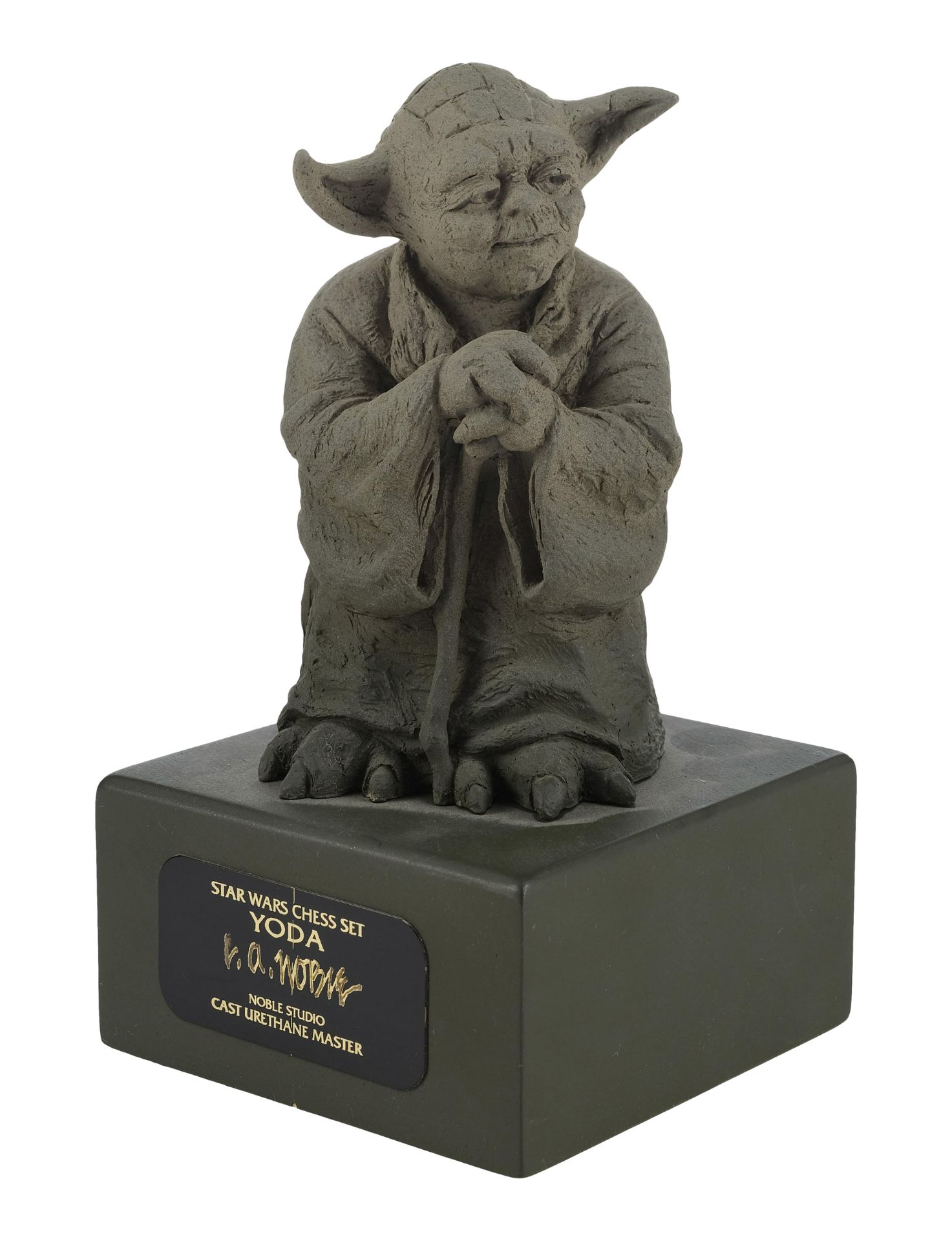 STAR WARS: ORIGINAL TRILOGY (1977 - 1983) - William Plumb Collection: Pair of Yoda Chess Piece Maste - Bild 3 aus 14