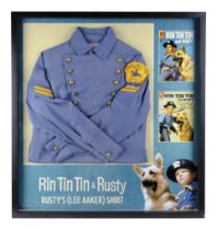 THE ADVENTURES OF RIN TIN TIN (1954-1959) - Framed Corporal Rusty (Lee Aaker) Overcoat