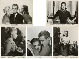 VERTIGO (1958) - Set of Five Judy Barton/Madeleine Elster (Kim Novak) and John "Scottie" Ferguson (J