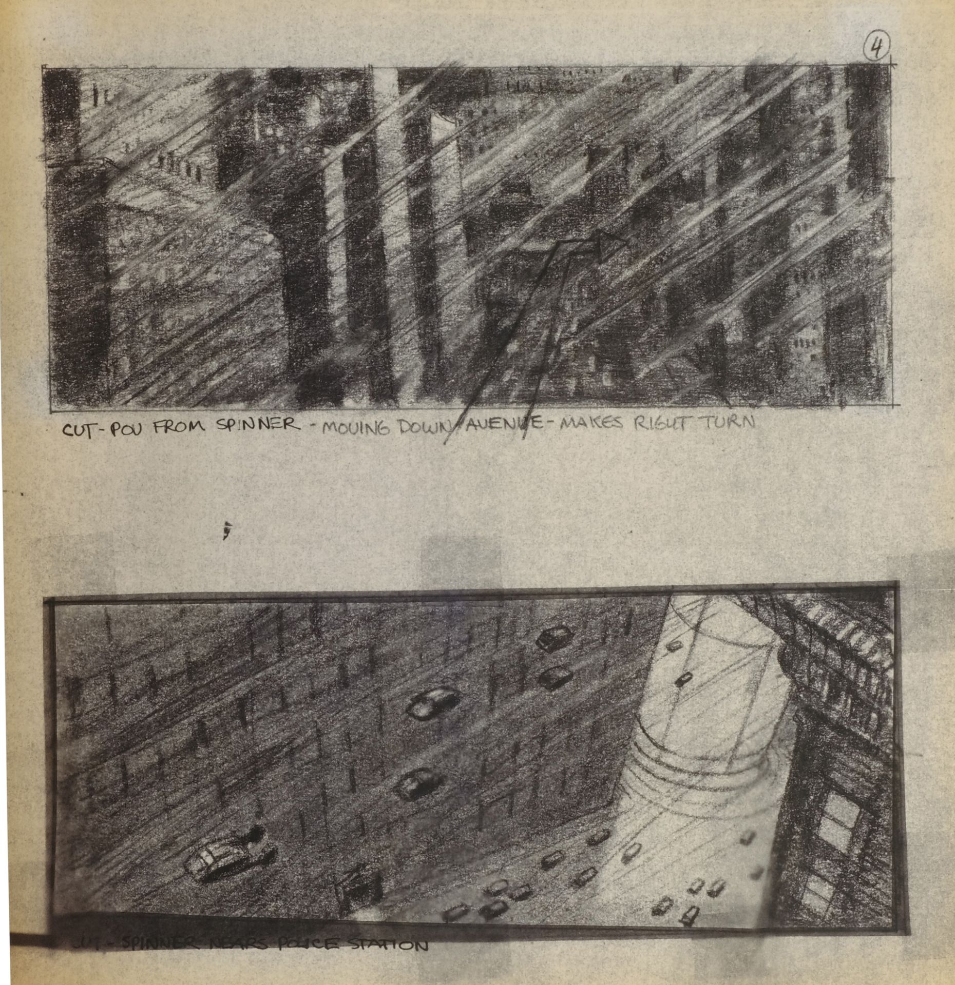 BLADE RUNNER (1982) - Pair of Printed Storyboard Booklets of Rick Deckard Scenes - Image 4 of 10