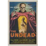 THE UNDEAD - One Sheet (27" x 41"); Very Fine- on Linen