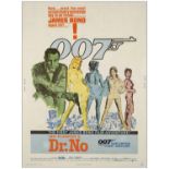 JAMES BOND: DR. NO - 30" x 40"; Very Fine- on Linen