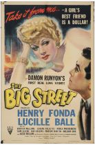 THE BIG STREET - One Sheet (27" x 41"); Fine Folded