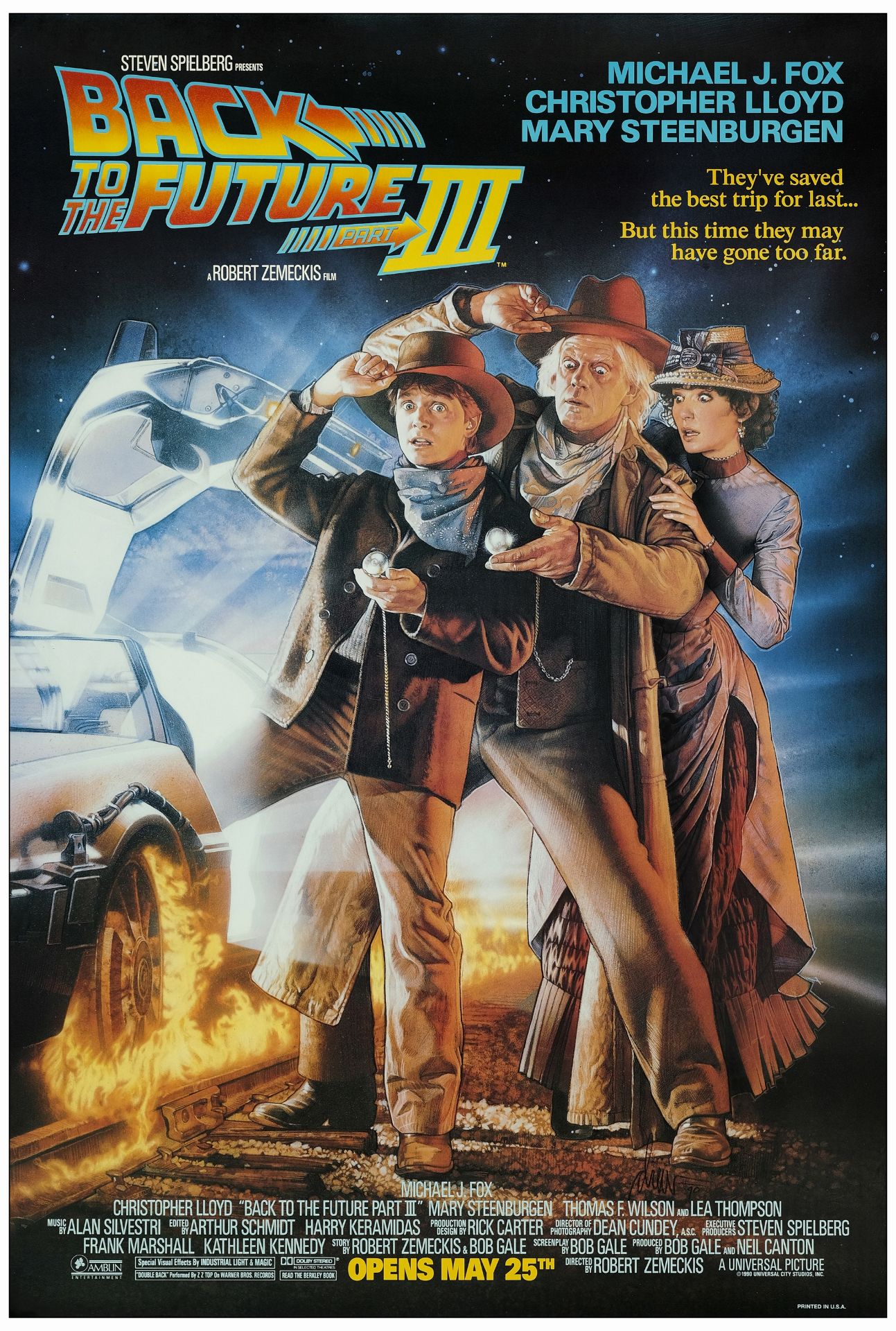 BACK TO THE FUTURE PART II, BACK TO THE FUTURE PART III - One Sheet, SS (2), One Sheet, DS (27" x 40 - Image 3 of 4
