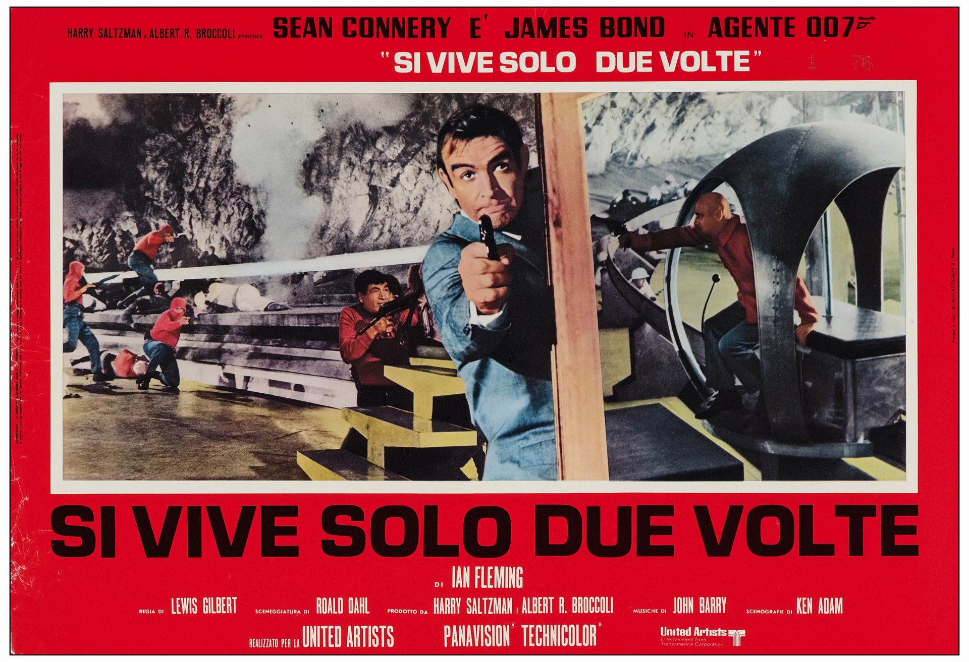 JAMES BOND: THUNDERBALL/YOU ONLY LIVE TWICE - Italian Photobusta Sets (2) of (6) (18" x 26.25"); Fin - Bild 16 aus 17