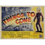 H.G. WELLS' THINGS TO COME - British Quad (30" x 40"); Fine on Paper