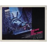 ESCAPE FROM NEW YORK - Half Sheet (22" x 28" ); Fine- Rolled