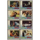 THE HORROR CHAMBER OF DR. FAUSTUS / THE MANSTER - Lobby Card Set of (8) (11" x 14"); Very Fine