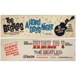 A HARD DAY'S NIGHT - Banners (2) (24" x 83.75"); Fine Rolled