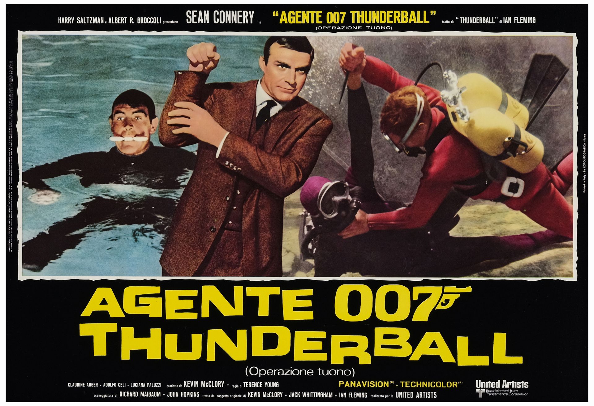 JAMES BOND: THUNDERBALL/YOU ONLY LIVE TWICE - Italian Photobusta Sets (2) of (6) (18" x 26.25"); Fin - Bild 8 aus 17