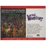 THE WARRIORS - Subway (45" x 59"); Very Fine- Folded