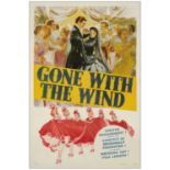 GONE WITH THE WIND - One Sheet (27" x 41" ); Style DP, First Wide Release; Very Fine- on Linen