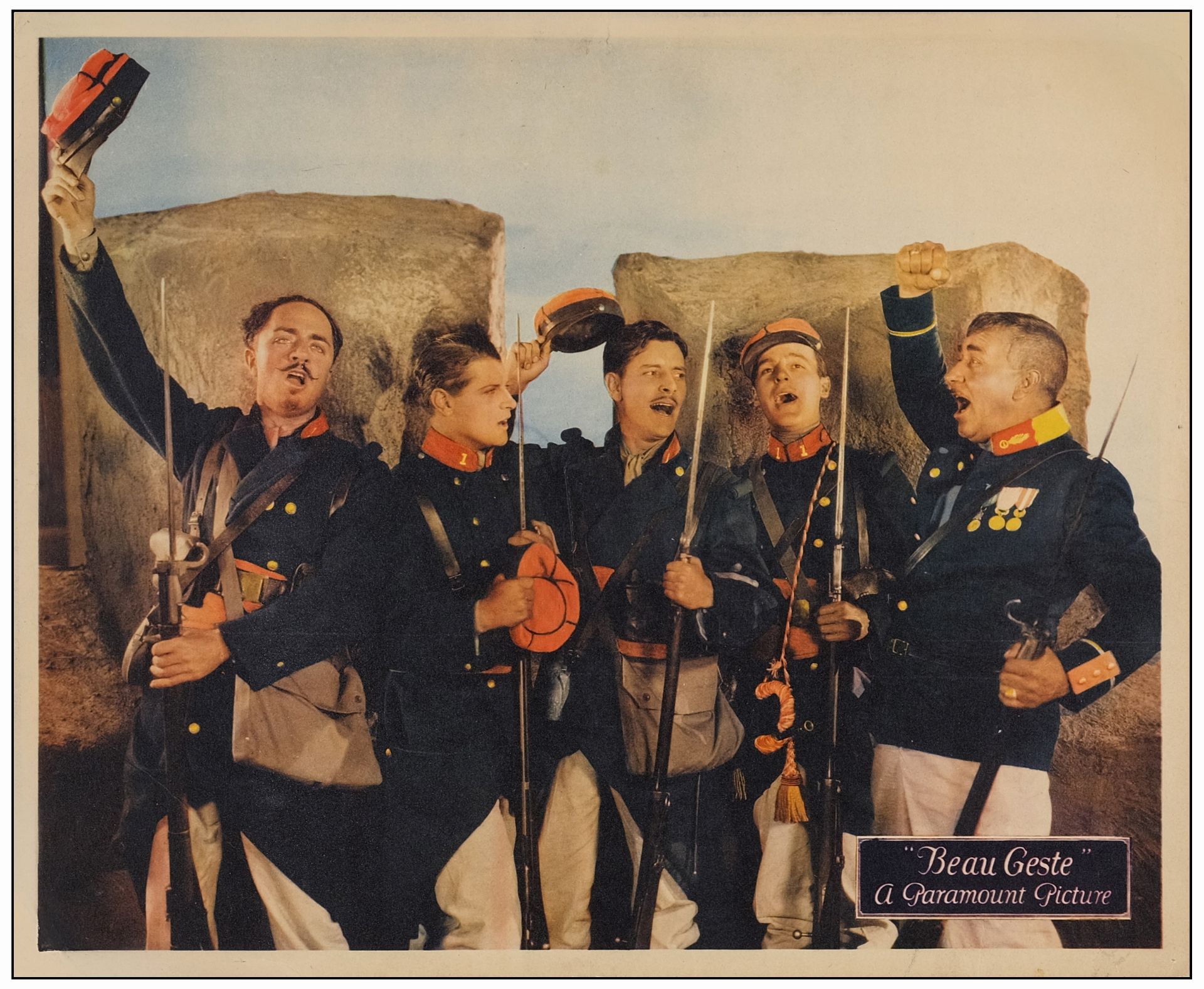 BEAU GESTE - Jumbo Lobby Card (14" x 17"); Fine+