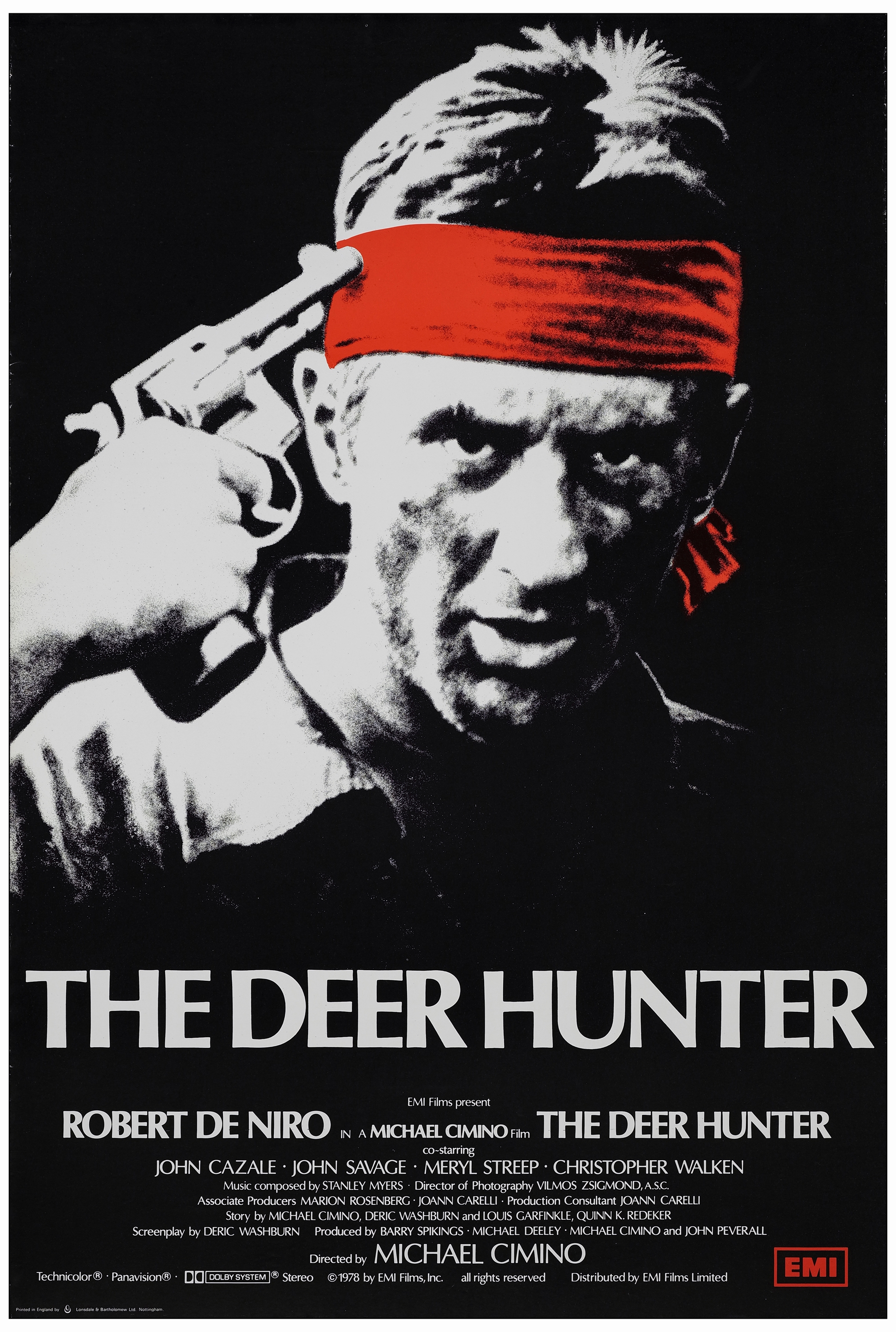 THE DEER HUNTER - Withdrawn Full Bleed British One Sheet (27" x 40" ); Very Fine+ Rolled