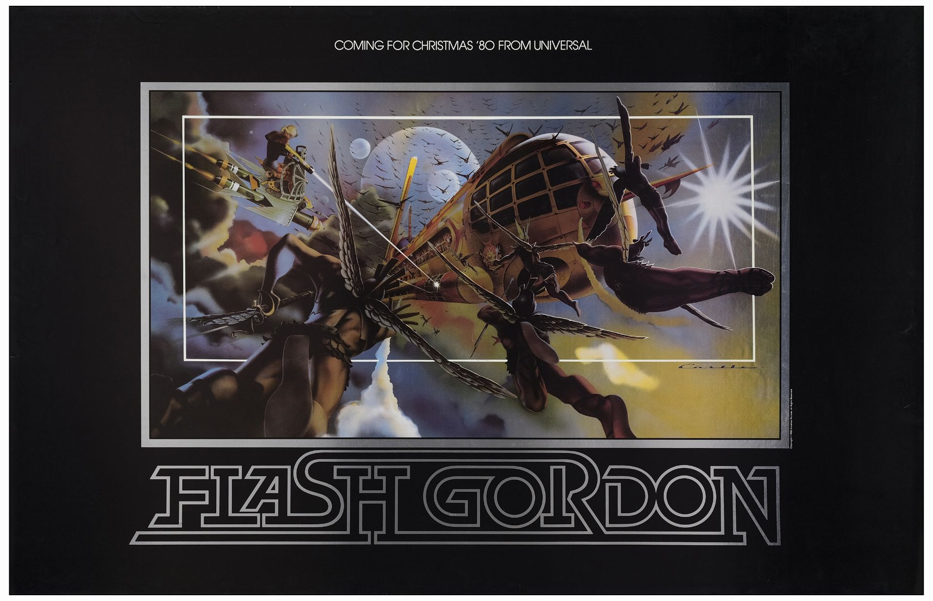 FLASH GORDON - Special Advance Poster (24.5" x 38" ); Very Fine+ Rolled